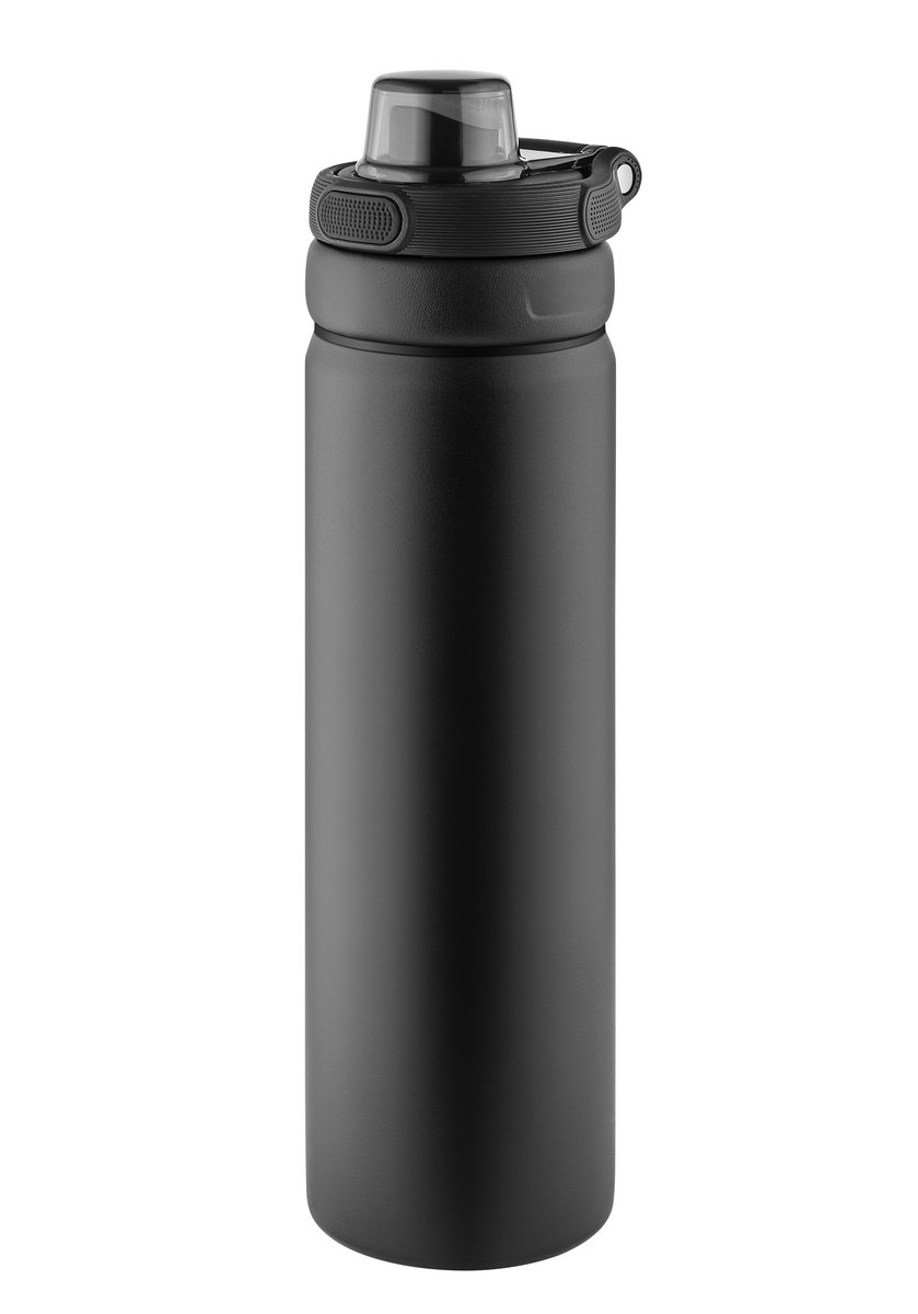 Metmaxx® sport- en drinkthermosfles "HydraBoost" zwart
