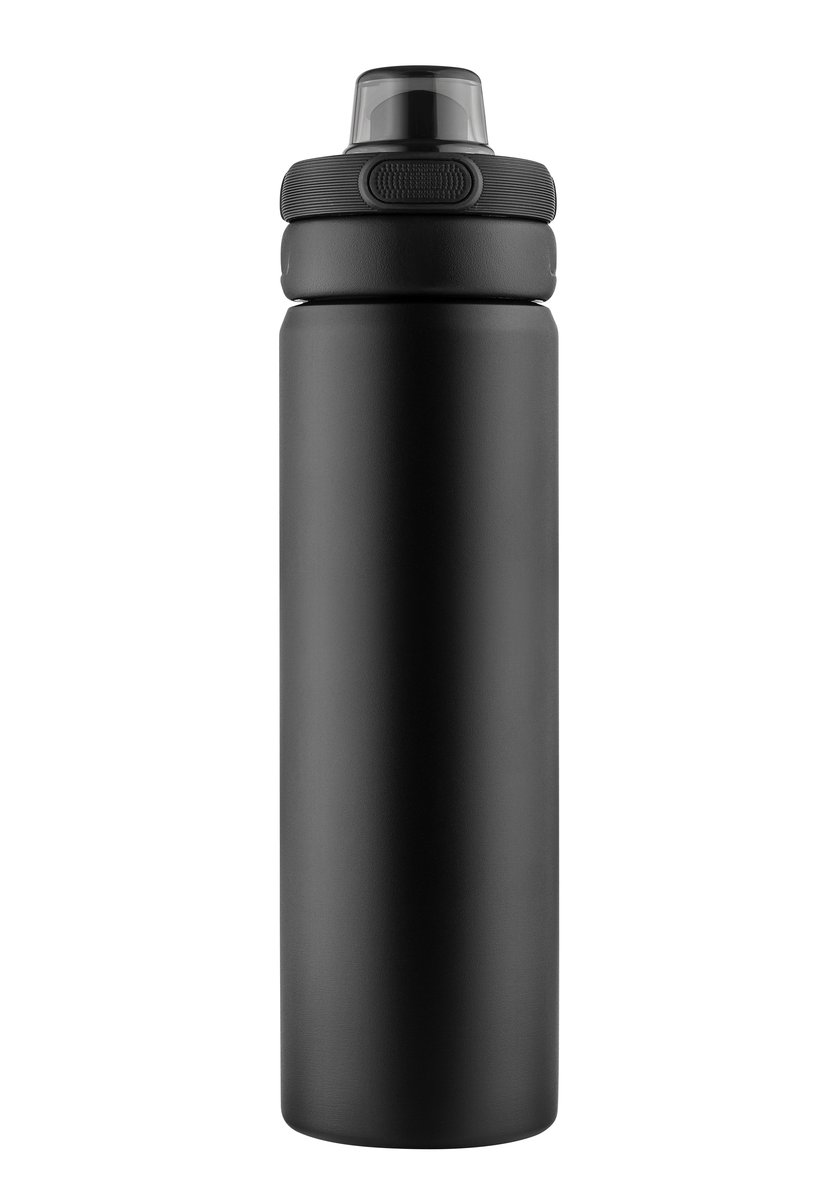 Metmaxx® sport- en drinkthermosfles "HydraBoost" zwart
