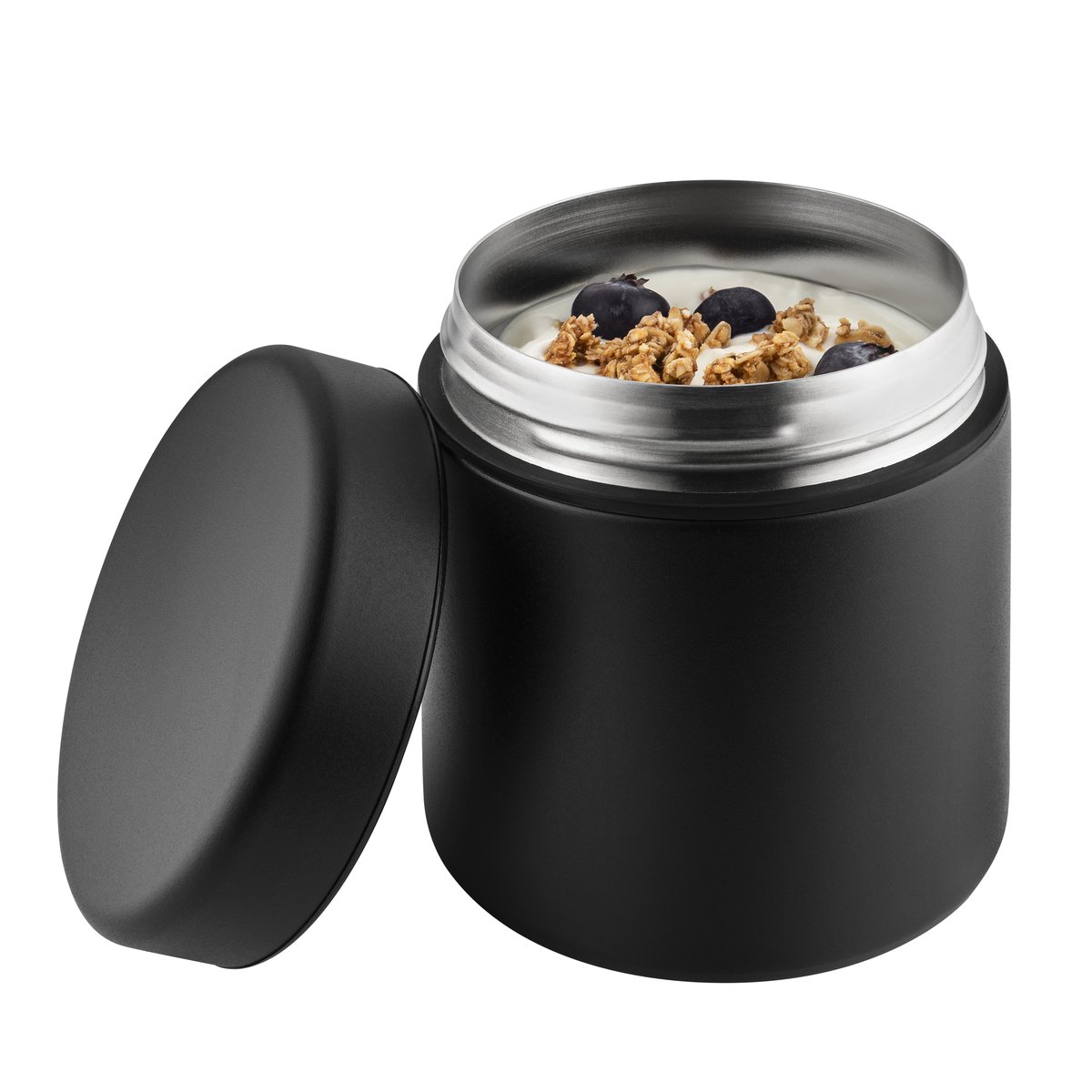 Metmaxx® Lunchpot "MealBuddy" zwart/ring zwart